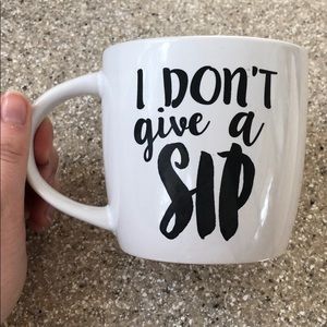 I don't give a sip large mug